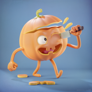 metin-seven_stylized-3d-illustrator_pumpkin-halloween-jack-o-lantern-cartoon-character.png
