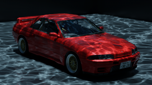 Car with caustics