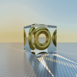 glass-Cube,-yellow-Ring,-wandering-Sun - click to view animation - thx